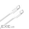 Дата кабель USB-C to USB-C 2.0m 3A 65W white ColorWay (CW-CBPDCC056-WT)
