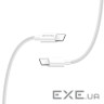 Дата кабель USB-C to USB-C 2.0m 3A 65W white ColorWay (CW-CBPDCC056-WT)