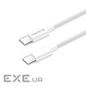 Дата кабель USB-C to USB-C 2.0m 3A 65W white ColorWay (CW-CBPDCC056-WT)