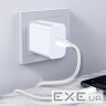 Дата кабель USB-C to USB-C 2.0m 3A 65W white ColorWay (CW-CBPDCC056-WT)