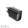 Зарядний пристрій Acefast 2xUSB-C + 1xUSB 67W GaN black (6974316284048)