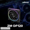 Корпусний вентилятор Zalman ZM-DF120 ARGB, 120мм, 800-2300rpm, 4pin, PWM, 3pin+5VARG (ZM-DF120BLACK)