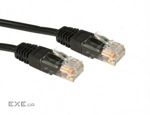 Патч-корд неекранований RJ45 UTP5e 7.5m, patch AWG26 D=4.5mm Gold, чорний (78.01.4467-1)