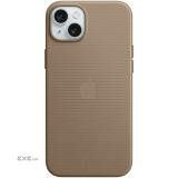 iPhone 15 Plus FineWoven Case with MagSafe - Taupe,Model A3133 (MT473ZM/A)