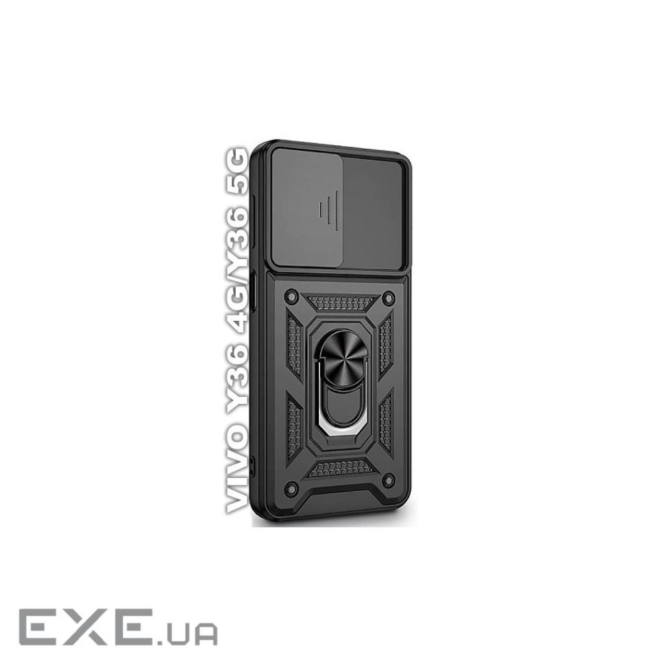 Чохол до мобільного телефона BeCover Military Vivo Y36 4G/Y36 5G Black (710025)