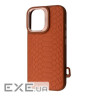 Чохол Kajsa Snake Pattern with Magnetic Ring iPhone 16 brown (59667 brown)