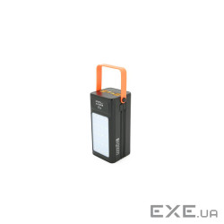 Powerbank ACL PW-125 50000mAh, 22.5W, 4xUSB+USB-C, 2 кабелі ( / Type-C / Lighting), Ліхтар, 1.08кг,