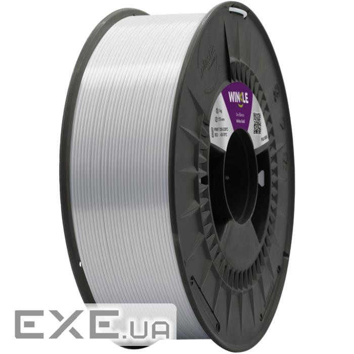 Пластик (Filament) WINKLE PLA SILK 1кг, 1.75мм, біле золото (PSI01000175OROBLAWNK)