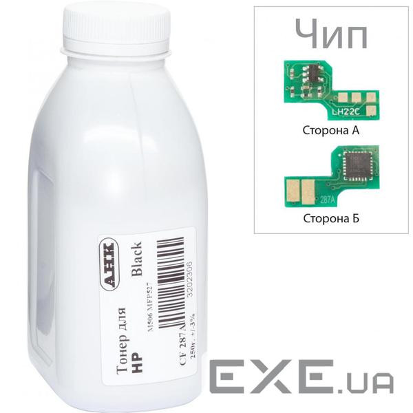 Тонер HP LJ M506 MFP527 250г Black +chip AHK (3202734)