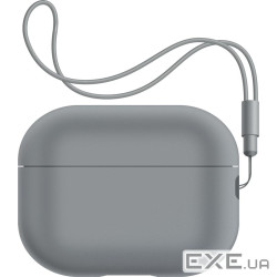 Чохол ArmorStandard Silicone Case with straps для Apple Airpods Pro 2 Gray (ARM68610)