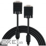 Кабель мультимедійний VGA M to VGA M 10.0m Vinga (VCPVGAF10BK)