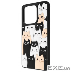 Чехол WAVE Doodle Case Xiaomi Redmi Note 13 4G cats (63512 cats)