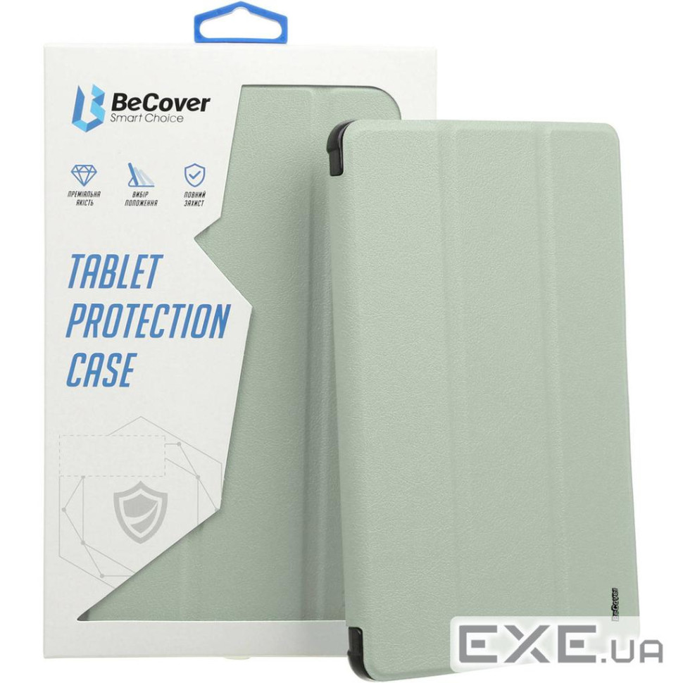 Чeхол-книжка BeCover Tri Fold Soft TPU Silicone для Apple iPad Pro 11" M4 2024 Light Green (711747)