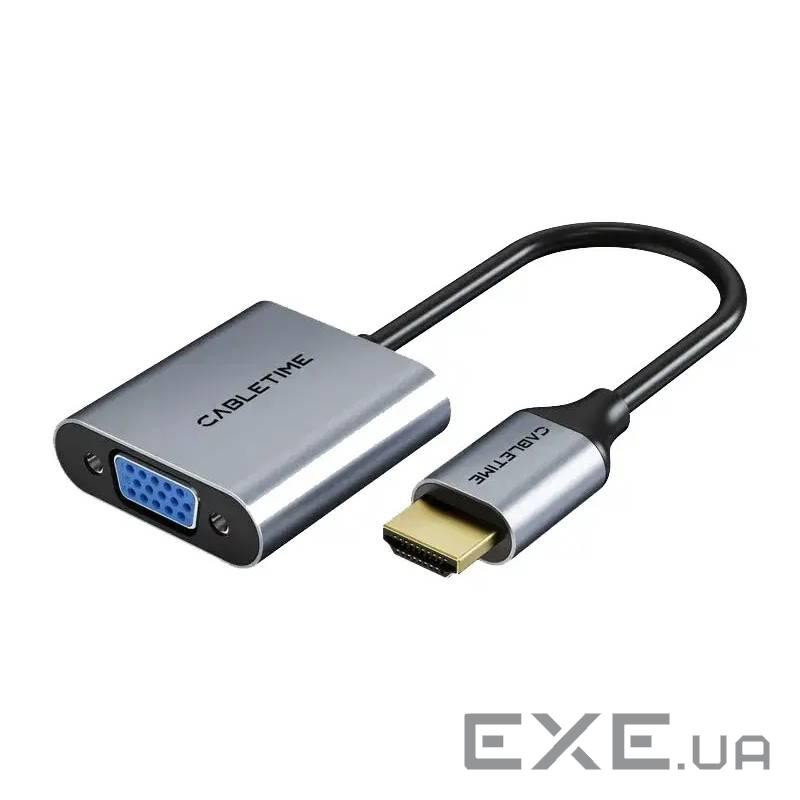 Переходник Cabletime HDMI - VGA (F/M), 0.2 м (CP53G)