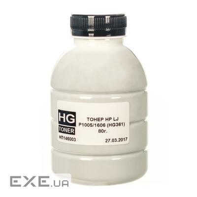 Тонер HP LJ P1005/1606, 80 г HG (HG361-080)