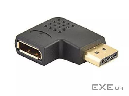 Перехідник моніторний Lucom DisplayPort M/F (адаптер), v1.2 4K@60Hz 90 (62.09.8325-1)