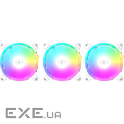 Комплект вентиляторів PCCOOLER F3 T120 ARGB White 3-Pack (F3 T120 ARGB  (F3 T120 ARGB  3 in 1 White)