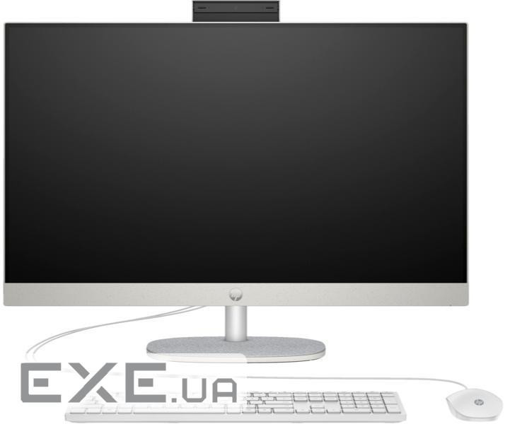 Моноблок 27"HP 27-cr0029ua AiO Ryz7 7730U/16Gb/SSD512Gb/WiFi/Cam/K&M/DOS/Shell White (A1QX9EA)