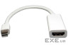 Перехідник Kingda mini DisplayPort M -> HDMI F білий (S0239)