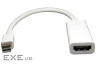 Перехідник Kingda mini DisplayPort M -> HDMI F білий (S0239)