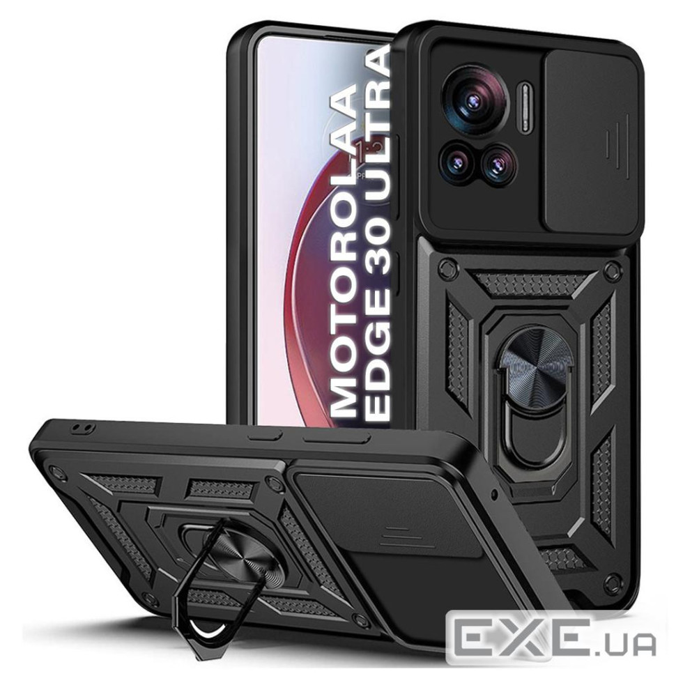 Чохол до мобільного телефона BeCover Military Motorola Edge 30 Ultra Black (710678)
