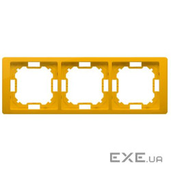 Рамка Neos BASIC 3x, желтый (BMRC3/034)