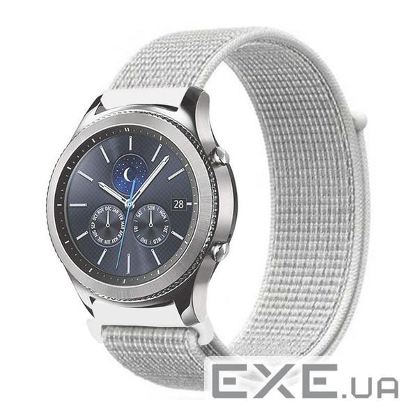 Ремінець BeCover Nylon Style для Xiaomi iMi KW66/Mi Watch Color/Haylou LS01 White (705886)