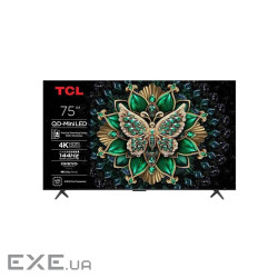 Телевізор 75 TCL MiniLED 4K 144Hz Smart Google TV Titan ONKYO sound (75C61KS)