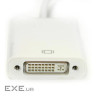 Перехідник USB Type C to DVI PowerPlant (DV00DV4063)
