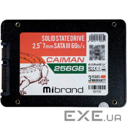 SSD диск WIBRAND Caiman 256GB 2.5" SATA Bulk (WI2.5SSD/CA256GB)