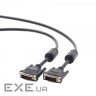 Кабель мультимедійний DVI M to DVI M 1.8m 24+1pin Cablexpert (CC-DVI2-BK-6)