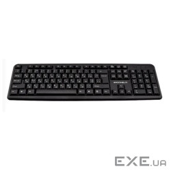 Клавіатура Grunhelm KB-101WD USB UA Black (109327)