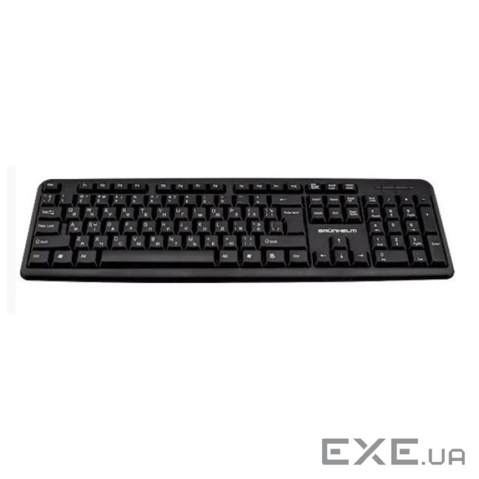 Клавіатура Grunhelm KB-101WD USB UA Black (109327)