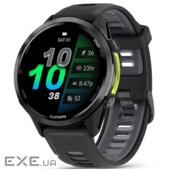 Смарт-годинник Garmin Forerunner 970, Black/Amp Yellow, GPS (010-02969-10)