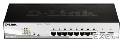D-Link Switch DGS-1210-08P 8xGBit/2xSFP 19" Mana.