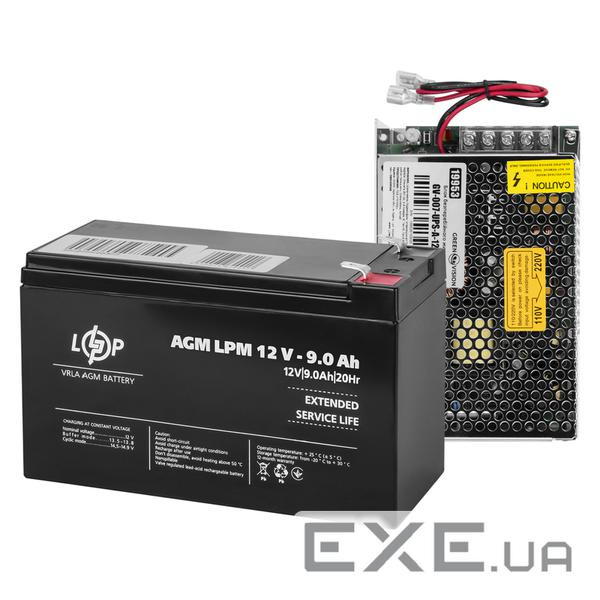 Блок безперебійного живлення з АКБ GreenVision GV-007-UPS-A-1203-8A-9Ah