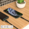 Дата кабель USB 2.0 AM to Lightning 1.0m 2.4A silicone X53 black HOCO (6931474738059)