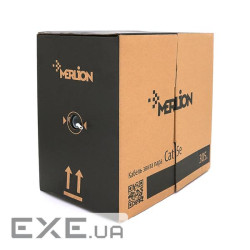 Кабель КВПЕ FTP (4*2*0.51) 4p 24 AWG, Merlion, (CCA), екран для внутр. робіт, 30 (KVPFMLCCA4051305W) , 30 (KVPFMLCCA4051