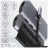 Концентратор AXAGON USB-C to 2xUSB-A + HDMI + RJ45 + SATA M.2 + PD 100W 0.18m grey (HMC-6M2)