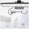 Концентратор AXAGON USB-C to 2xUSB-A + HDMI + RJ45 + SATA M.2 + PD 100W 0.18m grey (HMC-6M2)