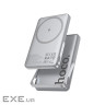 Батарея універсальна HOCO 5000mAh Sunlight PD/20W Magnetic Metal Grey (Q36 / 714986)