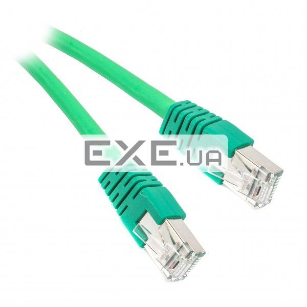 Патч-корд 0.25м Cablexpert SFTP, Зелений, 0.25 м, 6 cat. (PP6A-LSZHCU-G-0.25M)