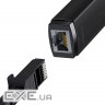 Перехідник USB-C to RJ45 Ethernet 1000Mbps black Baseus (WKQX000301)
