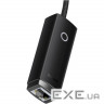 Перехідник USB-C to RJ45 Ethernet 1000Mbps black Baseus (WKQX000301)