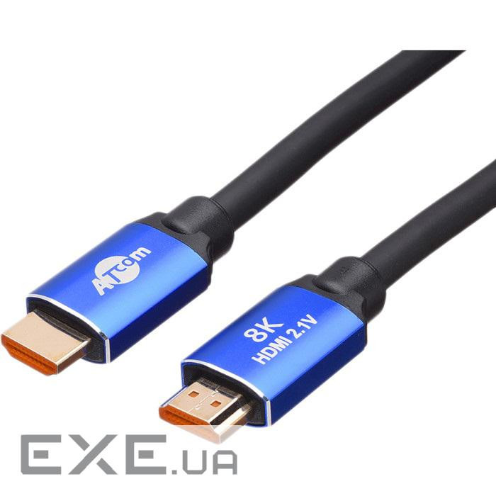 Кабель мультимедійний HDMI to HDMI 3.0m v2.1 Atcom (88803)