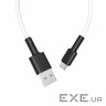 Кабель BOROFONE BX31 USB to Type-C 3A, 1m, silicone, TPE connectors, White (BX31CW)