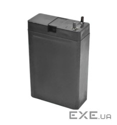 Акумуляторна батарея MERLION AGM 168 4V 1.8Ah, (75x50x22), клемми під пайку, Black Q40 (HW168)