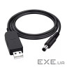 Кабель перетворювач USB-DC 5v-12v (1m) (USBDC512)