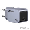Зарядний пристрій Ugreen USB-C PD30W GaN X703 gray (35006)