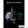 Зарядний пристрій Ugreen USB-C PD30W GaN X703 gray (35006)